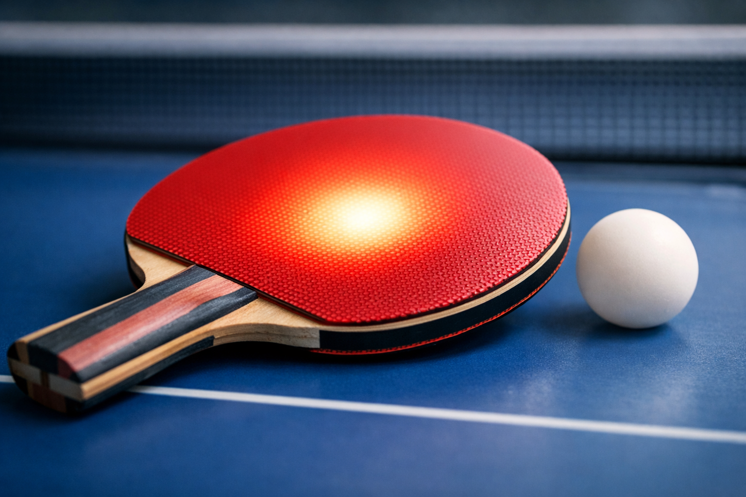 Le sweet spot d'une raquette de tennis de table : définition et importance