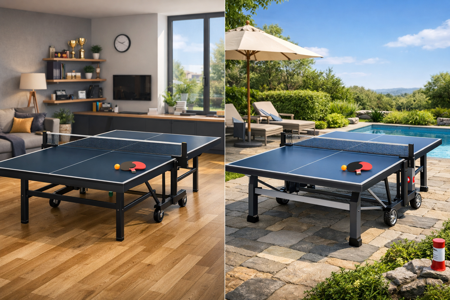 Table de ping-pong : comment choisir la bonne en 2026 (intérieur, extérieur, budget)